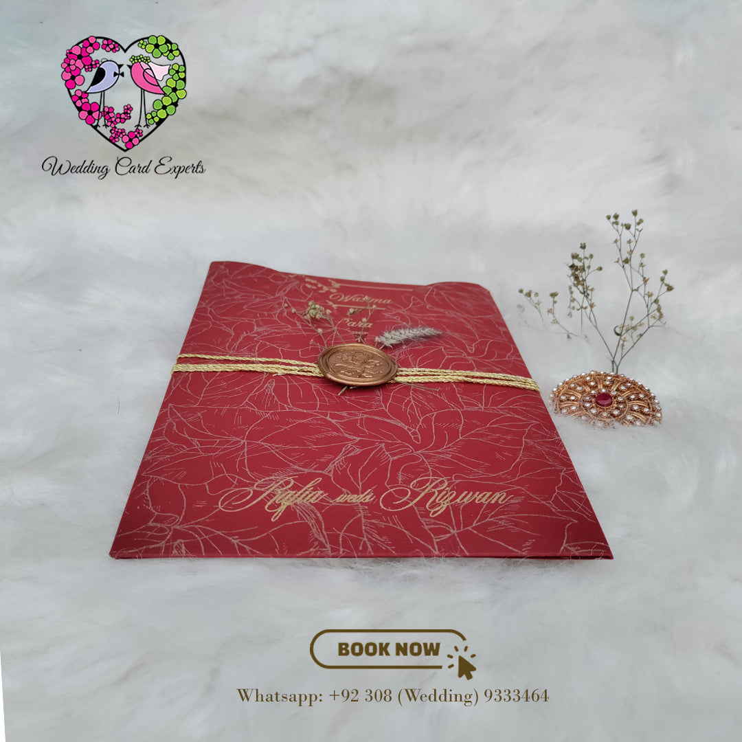 Tri Fold Wedding Card, Wedding Cards Pakistan, Wedding Card Experts, Shadi Card, Mulsim Wedding Card
