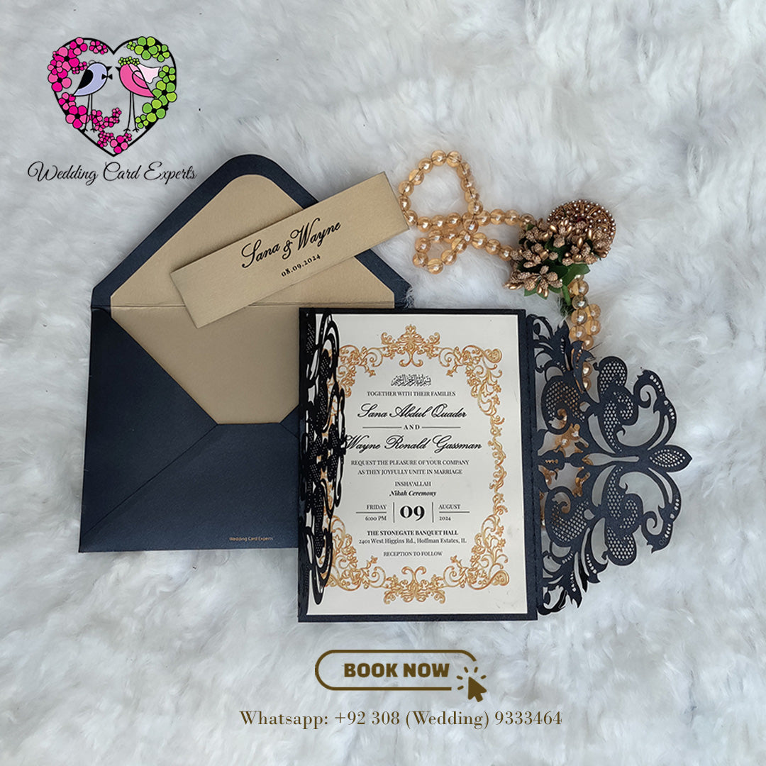 Laser cut Wedding Card, Cut out Wedding Cards, Wedding Cards Pakistan, Wedding Card Experts