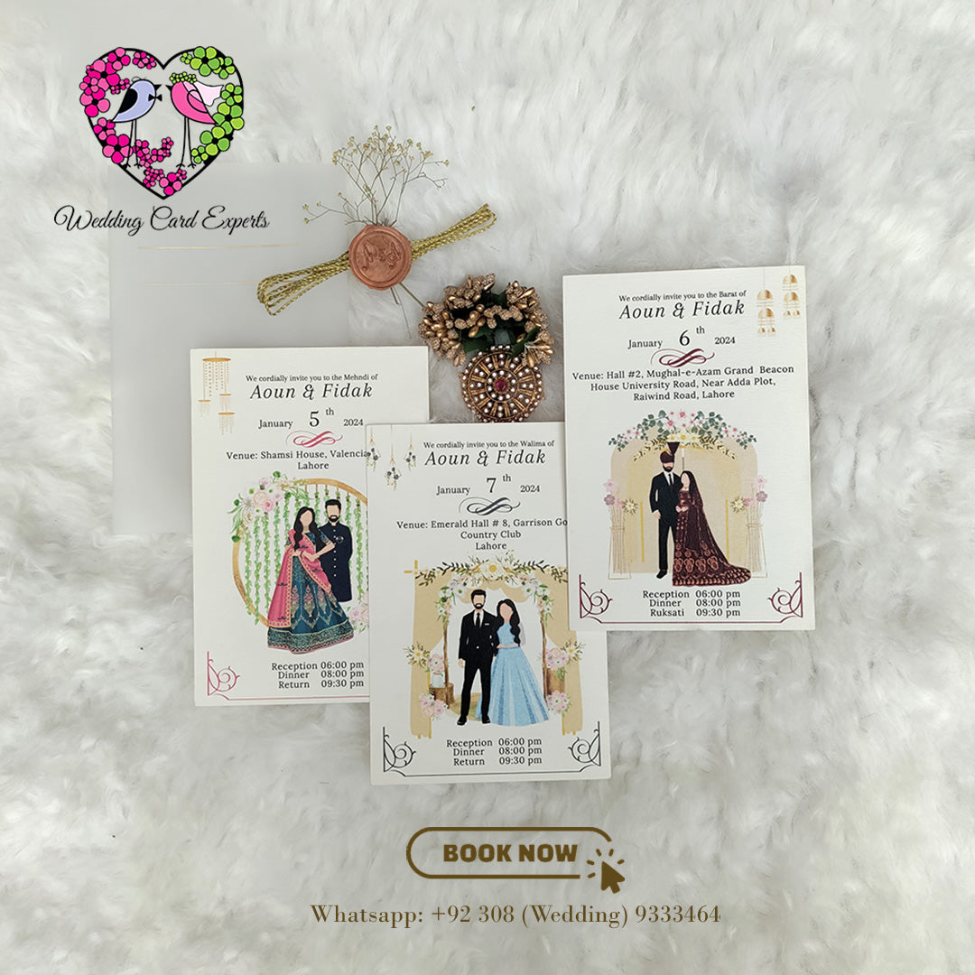 Vellum Paper Wedding Card