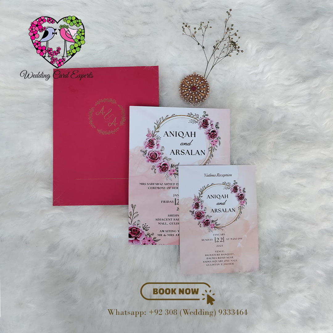 Tri Fold Wedding Card, Wedding Cards Pakistan, Wedding Card Experts, Shadi Card, Mulsim Wedding Card