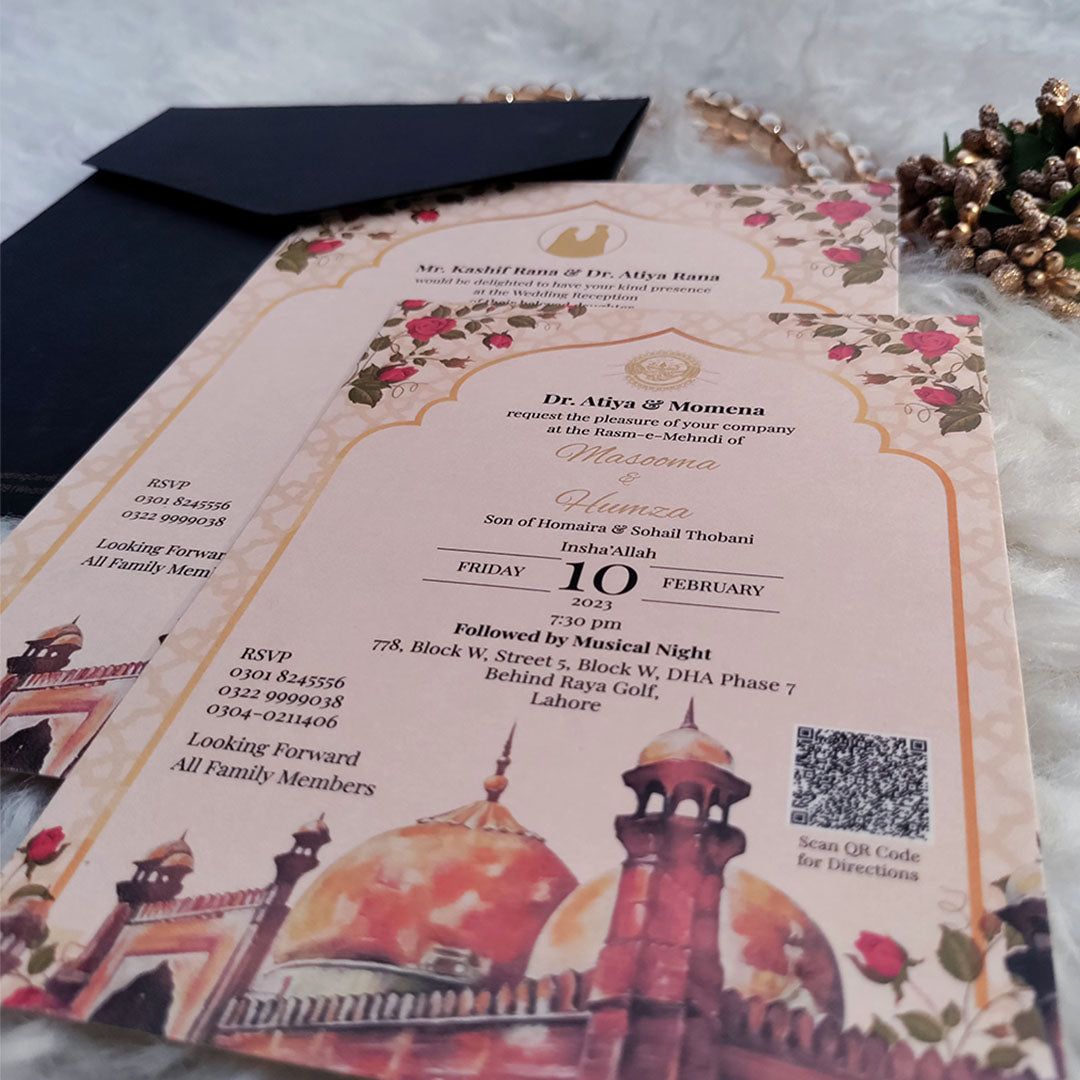 Lahore-Themed Digital Wedding Invitation – Where Tradition Meets Elegance