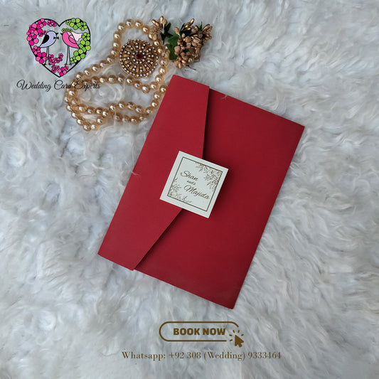 Tri-Fold Wedding Invitation, Wedding Card, Wedding Invitation