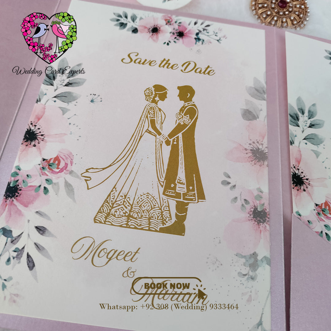 Tri Fold Wedding Card, Wedding Cards Pakistan, Wedding Card Experts